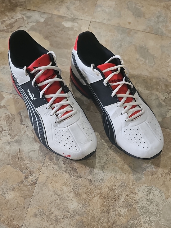 Puma Other - Puma Men’s White Black Red Athletic Shoes